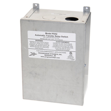 PROGRESSIVE DYNAMICS Progressive Dynamics PD52V 5200 Series Automatic Transfer Switch - 240 VAC, 50 Amp w/Screw PD52V